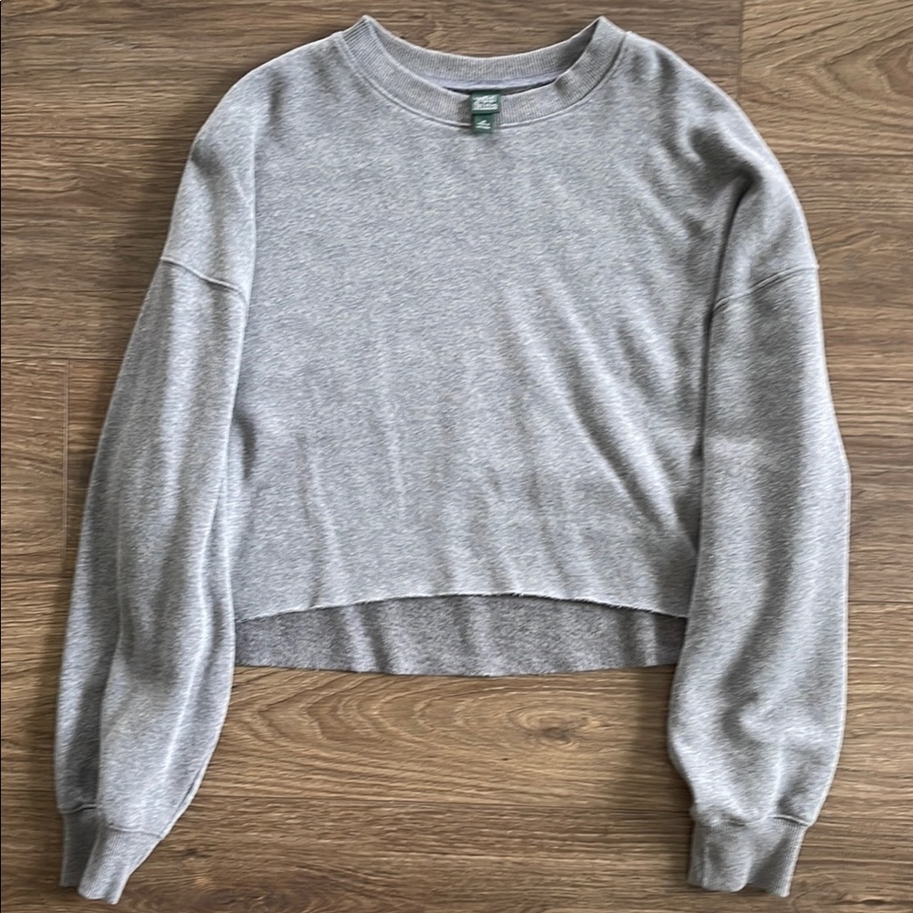 Women’s Wild Fable Gray Cropped Sweatshirt Size M
